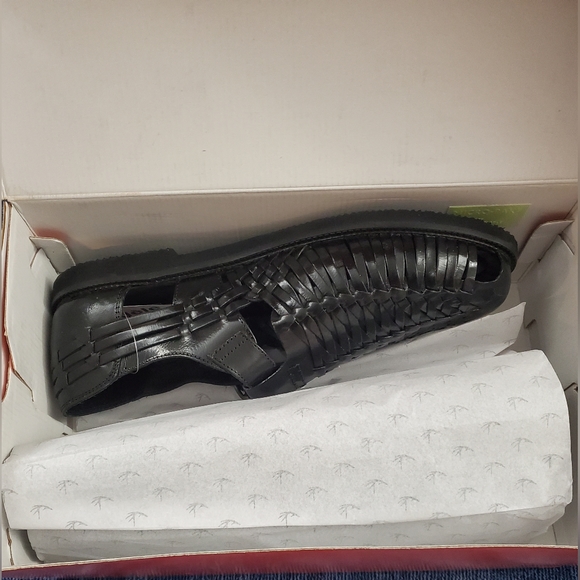 Mens Deer Stag Black Huaraches - Picture 3 of 5